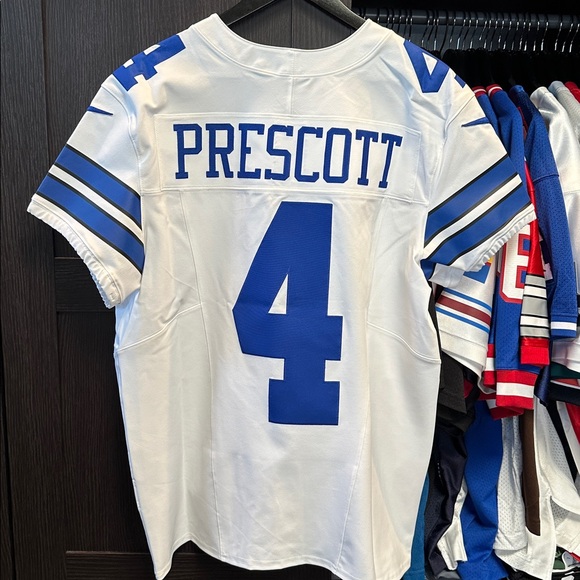 Dak Prescott Dallas Cowboys Nike Vapor F.U.S.E. Elite Jersey - White - Picture 6 of 7